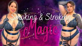 Smoking And Stroking Magic - Witch Goddess Sydney Screams Wants to Practice Sex Magic Together and Gives You Sensual Jerk Off Instructions While She Masturbates - Mutual Masturbation, POV JOI, Sensual Magic - HD 1080 WMV