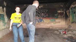 Anastasia Mistress outdoor fuck strapon Sasha Earth