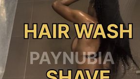 Naked Goddess Ritual: 30 Min of Wet Ebony Perfection — Hair, Body & Pussy Grooming