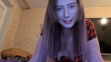 Cute Dominant Trans Girl Takes Your Anal Virginity Roleplay
