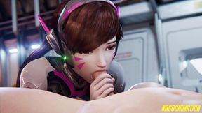 Overwatch Sex Dva fucked in POV Cartoon Porn Animation
