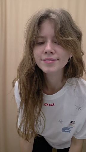 Oh my God, you're going to be amazed by my body! Teases in the locker room!