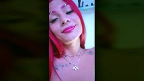 TS Angelique - recorded video chat with a client