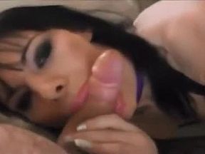 British Mature Shemale sucks cock