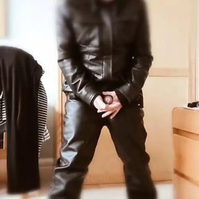 Slow motion leather jerk