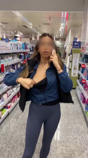 I can’t help but flash while grocery shopping