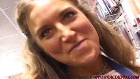 Cute teen Jayma takes too much monster black cock
