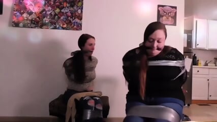 Victoria Paige N Lucile Lu - This Gag Is To Tight