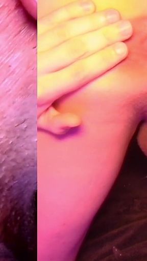 Split Screen Look Inside Lina's Gaping Ass with Eggs