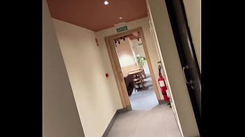 Walking around naked on Public Bathroom