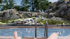 What Starts as a Pool Tease With Luna Snow Turns Into Anal Madness &amp; Titfuck POV Surprise