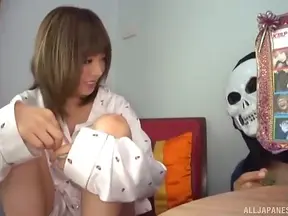 Hot Homemade Video: Busty Hoshimi Rika Gives Titjob & Riding POV Bliss