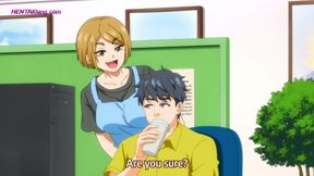 Shy wife melts for her husband's thick shaft and begs for deep sticky finish - Exclusive New Hentai (Subtitled)