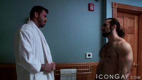 Long haired hottie Jaxton Wheeler loved giving my ass a satisfying pain using his cock