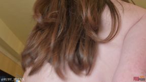 Skinny Tiny Redhead POV Hotel Fuck