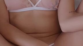 Brunette Latina unscripted POV rides big cock