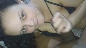 boquete no meu pretinho com direito a leitinho na minnha boca