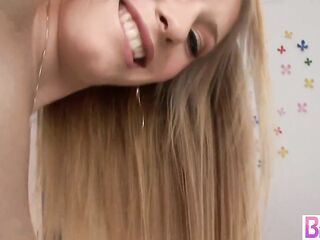 Sexy Blondes Allie James And Elizabeth Bentley Sucking A Large Penis