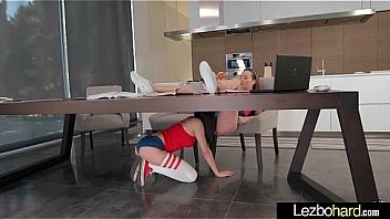 Capri Anderson and Shyla Jennings lick each other's pussy in hot lez sex scene