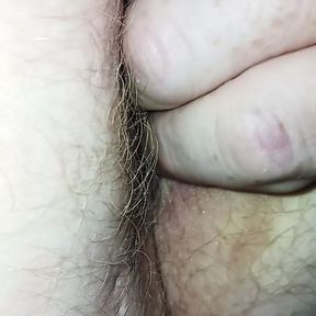 Bbw male Ass hole close up