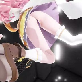 Cute Teen Dancing In Pink Dress (3D Hentai)