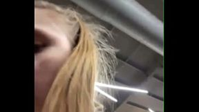 Workout and explicit sex at the gym