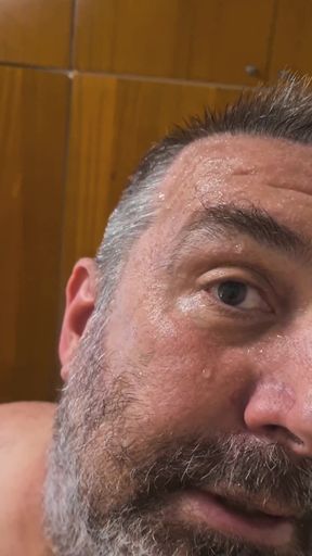 Silver Stepdaddy Boxer - POV Shadowboxing Naked