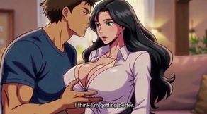 Stepmom teach his stepson how to sequese big natural tits 3D Anime