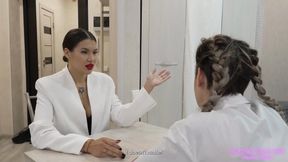 BEATRICE and VICTORIA - Office re-education! - PART1