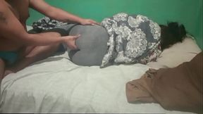 Just a massage for a brunette big ass and it ends up getting hot