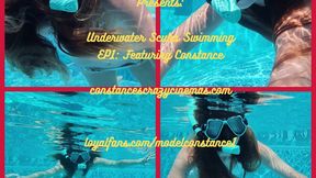 Underwater Scuba Swimming Ep 1 Featuring Constance mp4