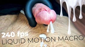 Huge Vibrator Orgasm Cumshot - Slow Motion 17min Handsfree C-Ring Close up
