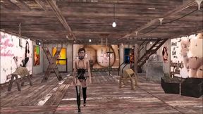 Sexy Teen Brunette in Fallout 4 Nude Mod Shows Off Hot Anime Fashion