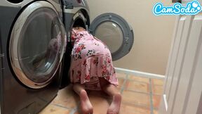 Screwed my step-sister while doing laundry