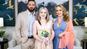 Hardcore sex in the missionary pose with Wendy Raine and Eva Nyx