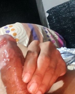 I went back to playing with my cock and squirting cum