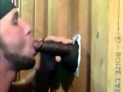 Amateur Glory Hole Blowjob with Big Cock Cumshots