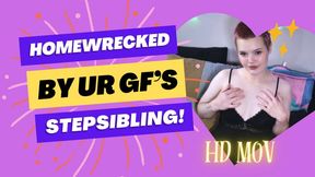 Homewrecked By Your Girlfriend's Stepsis - HD mov