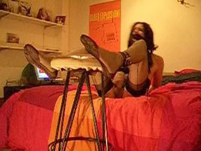Waiting for Stocking Foot Punishment
