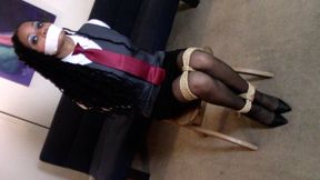 Rope Bondage Tape Gagged-Monica Jade MP4