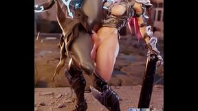 Fury&rsquo_s Tasty Large Transgender Cock Fucks A Nice Tight Bald Pussy