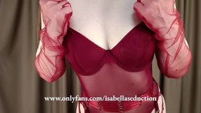 Femme Domme guides edging challenge with gentle ASMR JOI