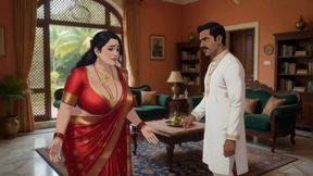 Stepdad confuses her stepdaughter with his wife and fills her with cum by accident! ( AI generated )