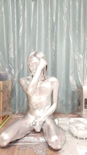 Silver Body Paint   Clip 1