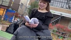 Amateur Japanese Shop Girl Keiko's Exciting Hotel Encounter with Stranger - Part 1