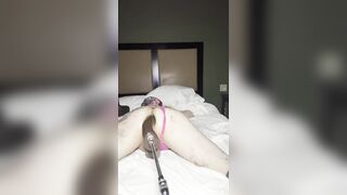 See Billie’s Booty Get Absolutely Wrecked By 14inch Faux-cock Machine