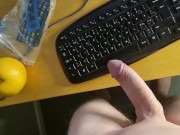 ASMR - Fucking this applesauce hole with CONDOM