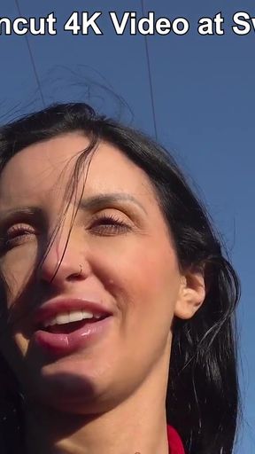 Peter Stallion picks up Vitoria Vontese for bareback anal car sex at Swhores   Clip 1