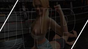 RUSSIAN AMAZON FIGHTS DIRTY!