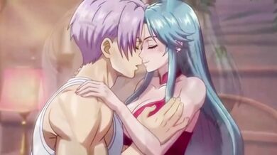 Trunks rips his wife’s tight pussy then fucks her ass raw first time